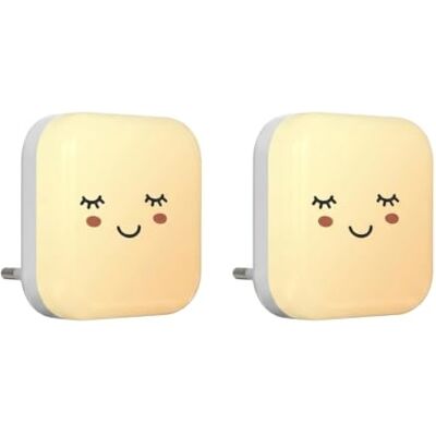 Numsy Prise de veilleuse pour chambre d'enfant Lumi Capteur de lumière automatique Numsy Prise de veilleuse pour chambre d'enfant Lumi Capteur de lumière automatique