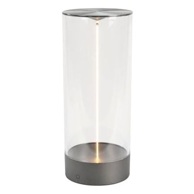 Konstsmide 7847-370 Edison L Lampe de table LED sans fil pour intérieur/extérieur Anthracite 13 x 32 x 13 cm Konstsmide 7847-370 Edison L Lampe de table LED sans fil pour intérieur/extérieur Anthracite 13 x 32 x 13 cm