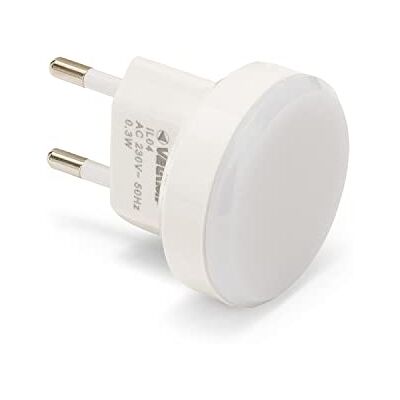 Velamp Point lumineux. Veilleuse avec ampoule fluorescente, lumière douce, idéale pour la chambre de bébé, un couloir … Velamp Point lumineux. Veilleuse avec ampoule fluorescente, lumière douce, idéale pour la chambre de bébé, un couloir …