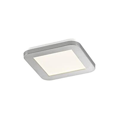 Fischer & Honsel Plafonnier Gotland Couleur nickel mat Verre acrylique Blanc L : 17 cm Largeur : 17 cm Profondeur : 3 cm Intensité variable 1 LED 8,5 W 3000 K 850 lm EEG F 21232 Fischer & Honsel Plafonnier Gotland Couleur nickel mat Verre acrylique Blanc L : 17 cm Largeur : 17 cm Profondeur : 3 cm Intensité variable 1 LED 8,5 W 3000 K 850 lm EEG F 21232