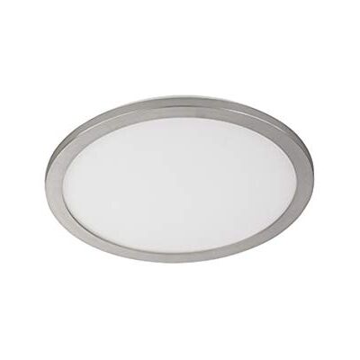 Fischer & Honsel Gotland 20252 Plafonnier LED 22 W Nickel IP44 3 niveaux d'intensité 20252 40 x 40 x 3 cm 3000 lm 3000 K Fischer & Honsel Gotland 20252 Plafonnier LED 22 W Nickel IP44 3 niveaux d'intensité 20252 40 x 40 x 3 cm 3000 lm 3000 K