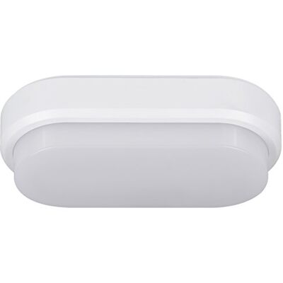 MÜLLER LICHT Müller-Licht Luminaire LED pour pièces humides et cloisons, Plastique, Weiß, 20 x 10 x 5.9 cm 9watts 230volts MÜLLER LICHT Müller-Licht Luminaire LED pour pièces humides et cloisons, Plastique, Weiß, 20 x 10 x 5.9 cm 9watts 230volts