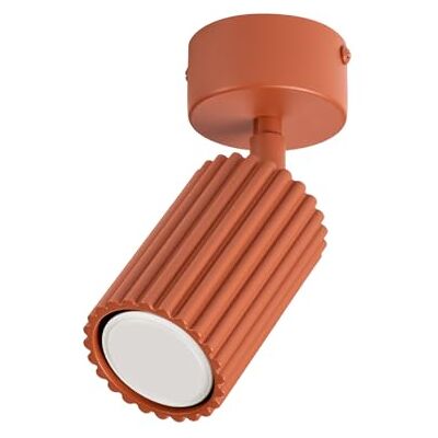 SOLLUX lighting CARBONE 1 plafond ocre rouge SOLLUX lighting CARBONE 1 plafond ocre rouge