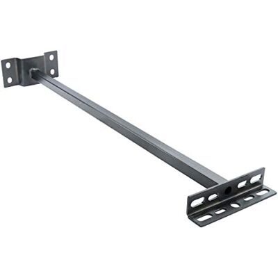LEDUNI Support avec bras pour montage de projecteurs au mur 70 cm, matériau acier, finition noire, panneaux publicitaires et compatible avec les spots LED extérieurs LEDUNI Support avec bras pour montage de projecteurs au mur 70 cm, matériau acier, finition noire, panneaux publicitaires et compatible avec les spots LED extérieurs