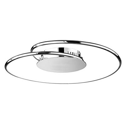 WOFI 9424.01.01.6450 Plafonnier, Integriert, 16 W, Chrom, Ø 45 cm WOFI 9424.01.01.6450 Plafonnier, Integriert, 16 W, Chrom, Ø 45 cm