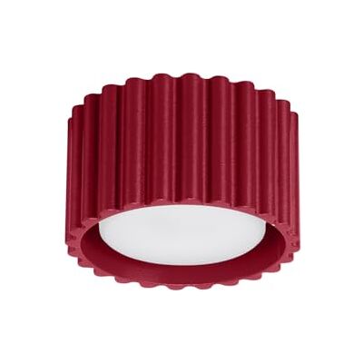 SOLLUX lighting Plafonnier Spot de plafond en aluminium 1 flamme Ampoule LED Aura Bourgogne SOLLUX lighting Plafonnier Spot de plafond en aluminium 1 flamme Ampoule LED Aura Bourgogne