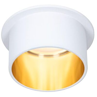 Paulmann 93380 spots encastrés LED Gil Gradable sur 3 niveaux rond incl. 1x6W blanc dépoli projecteurs encastrés doré alu spot 2700K Coin Paulmann 93380 spots encastrés LED Gil Gradable sur 3 niveaux rond incl. 1x6W blanc dépoli projecteurs encastrés doré alu spot 2700K Coin