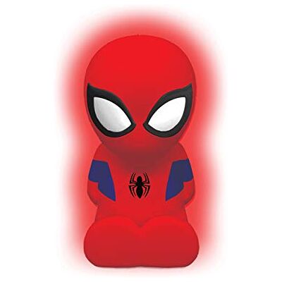 Lexibook Spider-Man Veilleuse de Poche LED pour chambre d'enfants, changement de couleurs, lumière douce, à piles, Bleu/Rouge, NLJ01SP Lexibook Spider-Man Veilleuse de Poche LED pour chambre d'enfants, changement de couleurs, lumière douce, à piles, Bleu/Rouge, NLJ01SP