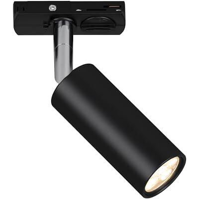 Briloner Système de rail Rail LED Spotlight, dimmable, orientable, accessoires, Tracklight, LED Spot, spot de plafond, projecteur, lampes, plafonnier, plafonnier, 40x100mm (LxH), noir Briloner Système de rail Rail LED Spotlight, dimmable, orientable, accessoires, Tracklight, LED Spot, spot de plafond, projecteur, lampes, plafonnier, plafonnier, 40x100mm (LxH), noir
