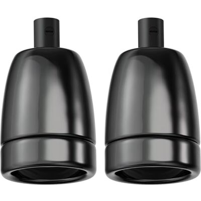 ledscom.de 2x E27 Douille, porcelaine, noir, 230V AC, max. 300W ledscom.de 2x E27 Douille, porcelaine, noir, 230V AC, max. 300W