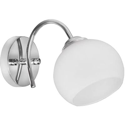 ActiveJet AJE-Irma 1p éclairage mural adapté pour une utilisation en intérieur Argent, blanc E27 ActiveJet AJE-Irma 1p éclairage mural adapté pour une utilisation en intérieur Argent, blanc E27