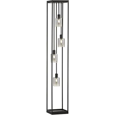 Fischer & Honsel Iska 40428 Lampadaire en verre fumé à clair Longueur : 22 cm Largeur : 22 cm Hauteur : 142,50 cm Avec interrupteur 4 x E14 max. 10 W 40428 Fischer & Honsel Iska 40428 Lampadaire en verre fumé à clair Longueur : 22 cm Largeur : 22 cm Hauteur : 142,50 cm Avec interrupteur 4 x E14 max. 10 W 40428