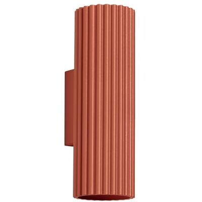 SOLLUX lighting Applique Murale Lampe Murale Intérieure en Aluminium 1 Abat-jour 6,5 x 8,5 x 20 cm Karbon Ocre Rouge SOLLUX lighting Applique Murale Lampe Murale Intérieure en Aluminium 1 Abat-jour 6,5 x 8,5 x 20 cm Karbon Ocre Rouge