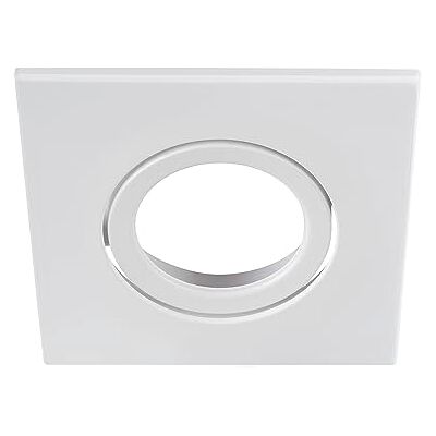 SLV Universal Downlight Couvercle pour spot encastrable, éclairage intérieur pour salon, chambre à coucher, cuisine, couloir, chambre d'enfant, version pivotante, blanc, carré SLV Universal Downlight Couvercle pour spot encastrable, éclairage intérieur pour salon, chambre à coucher, cuisine, couloir, chambre d'enfant, version pivotante, blanc, carré