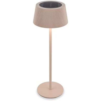 Briloner Lampe de table LED rechargeable, panneau solaire, variateur tactile continu, IP44 anti-éclaboussures, charge USB-C, CCT, veilleuse, lampes de chevet, lampe à piles, 12 x 34 cm, beige Briloner Lampe de table LED rechargeable, panneau solaire, variateur tactile continu, IP44 anti-éclaboussures, charge USB-C, CCT, veilleuse, lampes de chevet, lampe à piles, 12 x 34 cm, beige