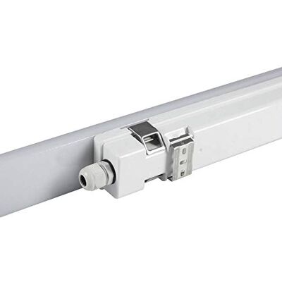 MÜLLER LICHT MÜLLER-LICHT Aquafix Lampe pour pièces humides IP65, 1850 lm, 4000 K, fil de passage, connexion électrique centrale, 20 W, 60 cm MÜLLER LICHT MÜLLER-LICHT Aquafix Lampe pour pièces humides IP65, 1850 lm, 4000 K, fil de passage, connexion électrique centrale, 20 W, 60 cm
