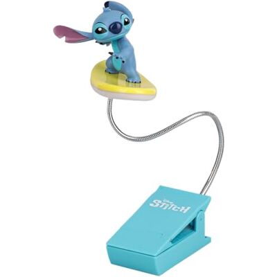 Paladone Stitch Surf Book Light Lampe de lecture à clipser avec bras flexible Lampe de chevet Disney mignonne Paladone Stitch Surf Book Light Lampe de lecture à clipser avec bras flexible Lampe de chevet Disney mignonne