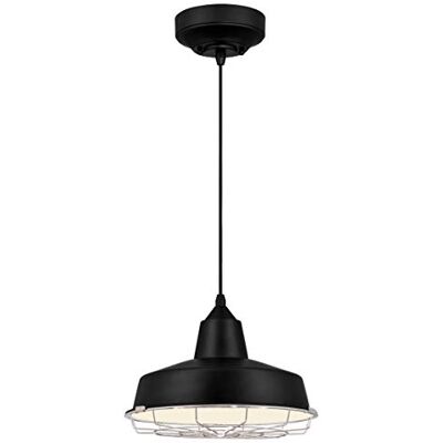 Westinghouse 6401040 Suspension à Lampe 13 W Acier Noir Westinghouse 6401040 Suspension à Lampe 13 W Acier Noir