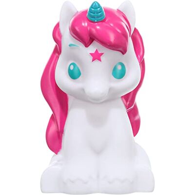 Lexibook Veilleuse de Poche LED Licorne pour chambre d'enfants, changement de couleurs, lumière douce, à piles, Blanche, NLJ01UNI Lexibook Veilleuse de Poche LED Licorne pour chambre d'enfants, changement de couleurs, lumière douce, à piles, Blanche, NLJ01UNI