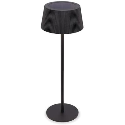 Briloner Lampe de table LED rechargeable, panneau solaire, variateur tactile continu, IP44 anti-éclaboussures, charge USB-C, CCT, veilleuse, lampes de chevet, lampe à piles, 12 x 34 cm, noir Briloner Lampe de table LED rechargeable, panneau solaire, variateur tactile continu, IP44 anti-éclaboussures, charge USB-C, CCT, veilleuse, lampes de chevet, lampe à piles, 12 x 34 cm, noir