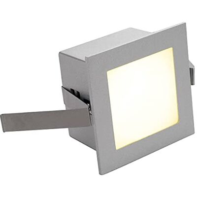 SLV FRAME BASIC, Einbauleuchte, LED, 3000K, eckig, inkl. Blattfedern, silbergrau (111262) SLV FRAME BASIC, Einbauleuchte, LED, 3000K, eckig, inkl. Blattfedern, silbergrau (111262)