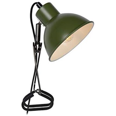 Lucide 45987/01/33 Vert Acier E27 Lampe d'intérieur - Lampe Lucide 45987/01/33 Vert Acier E27 Lampe d'intérieur - Lampe