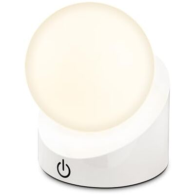 Briloner Lampe de Table Blanche Sans Fil avec Variateur Tactile - Lampe de Table Briloner Lampe de Table Blanche Sans Fil avec Variateur Tactile - Lampe de Table