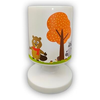 Niermann Standby Lampe de table à batterie Animaux de la forêt 2200 mAh LED 1,5 W Jusqu'à 8 heures d'autonomie Avec câble USB Lampe pour enfant Niermann Standby Lampe de table à batterie Animaux de la forêt 2200 mAh LED 1,5 W Jusqu'à 8 heures d'autonomie Avec câble USB Lampe pour enfant