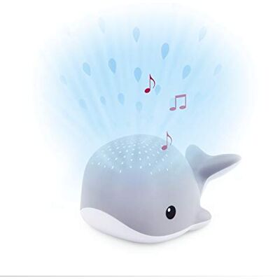 ZAZU Wally The Whale Projecteur de lumière pour bébé avec mélodies apaisantes battements de cœur, son de l'océan ou musique de salon Volume variable Capteur de cri Arrêt automatique ZAZU Wally The Whale Projecteur de lumière pour bébé avec mélodies apaisantes battements de cœur, son de l'océan ou musique de salon Volume variable Capteur de cri Arrêt automatique
