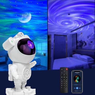 Recsg Astronaute Galaxy Projecteur Bluetooth Musique Haut-parleur Bluetooth Sommeil Bruit Blanc Changement de Couleur Réglable à 360° avec Télécommande et Minuterie Veilleuse pour Enfants et Adultes Choix Recsg Astronaute Galaxy Projecteur Bluetooth Musique Haut-parleur Bluetooth Sommeil Bruit Blanc Changement de Couleur Réglable à 360° avec Télécommande et Minuterie Veilleuse pour Enfants et Adultes Choix
