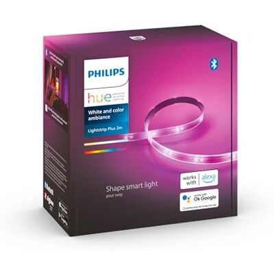 Philips lightstrip plus sfeerlamp met wit en gekleurd licht 2m basis Philips lightstrip plus sfeerlamp met wit en gekleurd licht 2m basis