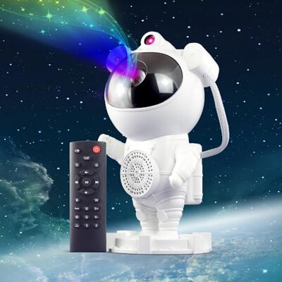 MAKTUL Astronaute Projecteur Galaxie Étoile, Veilleuse Enfant Lampe 8 Modes, Haut-Parleur Bluetooth Musique, Télécommande, Décoration Chambre, Rotation à 360º, Cadeau Original, Galaxy Projector LED MAKTUL Astronaute Projecteur Galaxie Étoile, Veilleuse Enfant Lampe 8 Modes, Haut-Parleur Bluetooth Musique, Télécommande, Décoration Chambre, Rotation à 360º, Cadeau Original, Galaxy Projector LED