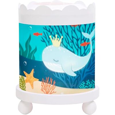 Trousselier Océan Veilleuse Carrousel magique Cadeau de naissance idéal Couleur bois blanc Images animées Lumière apaisante Ampoule 12V 10W incluse Prise européenne Trousselier Océan Veilleuse Carrousel magique Cadeau de naissance idéal Couleur bois blanc Images animées Lumière apaisante Ampoule 12V 10W incluse Prise européenne