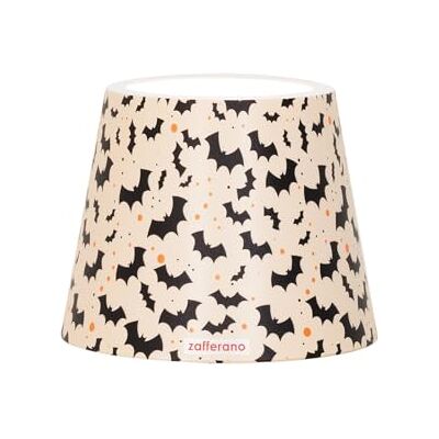 Zafferano , Poldina Cover Edition Spéciale Halloween, Coque en Métal pour Lampe de Table, Compatible avec les Lampes Poldina, Crée en Italie, Ø11.4 x 8.9 cm, Couleur Beige Motif Chauve-souris Zafferano , Poldina Cover Edition Spéciale Halloween, Coque en Métal pour Lampe de Table, Compatible avec les Lampes Poldina, Crée en Italie, Ø11.4 x 8.9 cm, Couleur Beige Motif Chauve-souris