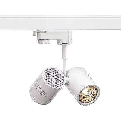 SLV 152231 triphasé 2 LED, projecteur Plafond, plafonnier, système sur Rails, éclairage d'intérieur/GU10, Aluminium, GU10, BIMA Spot Deux-Flammes QPAR51 50W Blanc Mate SLV 152231 triphasé 2 LED, projecteur Plafond, plafonnier, système sur Rails, éclairage d'intérieur/GU10, Aluminium, GU10, BIMA Spot Deux-Flammes QPAR51 50W Blanc Mate