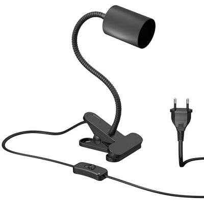 ledscom.de Lampe à pince, col de cygne WAIKA, interrupteur, noir mat, 1x GU10 max. 15W ledscom.de Lampe à pince, col de cygne WAIKA, interrupteur, noir mat, 1x GU10 max. 15W