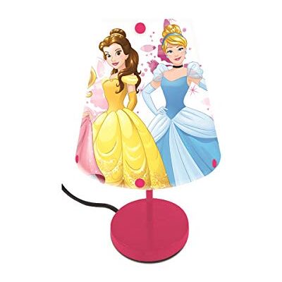 Lexibook LT010DP Lampe de Chevet lumière Douce avec Abat-Jour Chambre Enfants, Décoration, Disney Princess, Belle, Arielle, Cendrillon, Aurore, Raiponce Lexibook LT010DP Lampe de Chevet lumière Douce avec Abat-Jour Chambre Enfants, Décoration, Disney Princess, Belle, Arielle, Cendrillon, Aurore, Raiponce