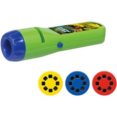 Playtastic Lampe de poche à motif : lampe de poche projecteur pour enfants, 24 images, 3 images, dinosaures (jouets de projection pour enfants, lampe de projection d'image) Playtastic Lampe de poche à motif : lampe de poche projecteur pour enfants, 24 images, 3 images, dinosaures (jouets de projection pour enfants, lampe de projection d'image)