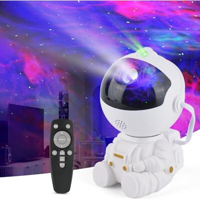 Sosayet Astronaute LED Starry Sky Projecteur, Projecteur Étoile LED Galaxy Télécommande, Vitesse et Luminosité Réglables, Aurora Lights Sosayet Astronaute LED Starry Sky Projecteur, Projecteur Étoile LED Galaxy Télécommande, Vitesse et Luminosité Réglables, Aurora Lights