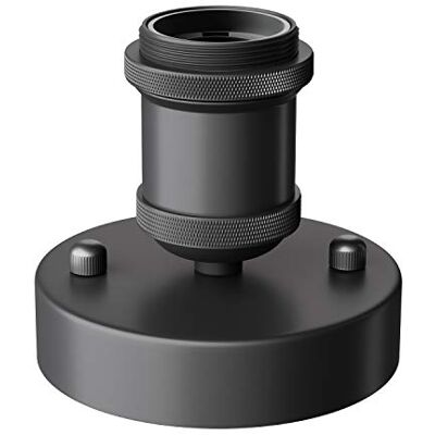 ledscom.de Plafonnier/douille de lampe RETRA, noir mat, 1x E27 max. 60W ledscom.de Plafonnier/douille de lampe RETRA, noir mat, 1x E27 max. 60W