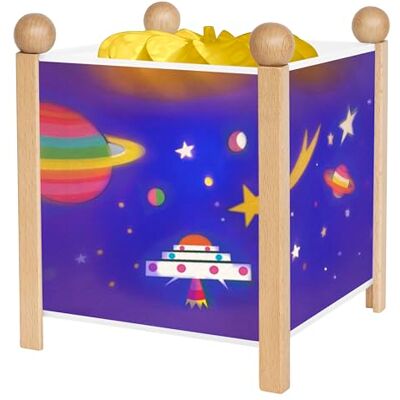 Trousselier Espace Veilleuse Lanterne Magique Idéal Cadeau Enfant Dessin animé Lumière rassurante Couleur Bois Naturel Ampoule 12V 10W inclue Prise Elec. EU Trousselier Espace Veilleuse Lanterne Magique Idéal Cadeau Enfant Dessin animé Lumière rassurante Couleur Bois Naturel Ampoule 12V 10W inclue Prise Elec. EU