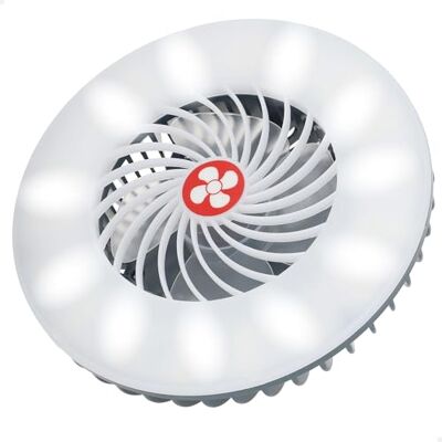Lampe LED Portable Rechargeable avec Ventilateur et USB Lampe LED Portable Rechargeable avec Ventilateur et USB