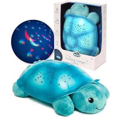 Cloud B Veilleuse réconfortante projecteur d'étoiles avec sons apaisants Luminosité douce 3 couleurs Arrêt automatique Tortue crépusculaire scintillante Aqua Cloud B Veilleuse réconfortante projecteur d'étoiles avec sons apaisants Luminosité douce 3 couleurs Arrêt automatique Tortue crépusculaire scintillante Aqua