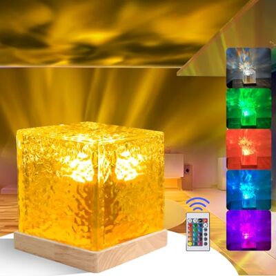 Exsivemy Projecteur Ciel Étoile, 16 Couleurs Aurore Boréale, Cube Cristal Lampe, 30 Modes Vague Océanique Galaxie, Veilleuse LED Plafond Cadeau Enfants (style1) Exsivemy Projecteur Ciel Étoile, 16 Couleurs Aurore Boréale, Cube Cristal Lampe, 30 Modes Vague Océanique Galaxie, Veilleuse LED Plafond Cadeau Enfants (style1)