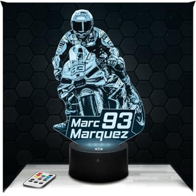 Lampephoto.fr Lampe 3D Marc Marquez Moto GP Pilote Grand Prix, Veilleuse LED Tactile, Effet Hologramme 3D, Idée Cadeau Noël Anniversaire Homme, Décoration Objet Chambre TOP Lampephoto.fr Lampe 3D Marc Marquez Moto GP Pilote Grand Prix, Veilleuse LED Tactile, Effet Hologramme 3D, Idée Cadeau Noël Anniversaire Homme, Décoration Objet Chambre TOP