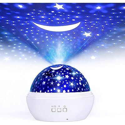 FISHOAKY projecteur Lampe Étoile pour Enfant, 360° Rotation, 8 Couleurs, 3 Films Thème, Chevet Night Light, Cadeau Anniversaire FISHOAKY projecteur Lampe Étoile pour Enfant, 360° Rotation, 8 Couleurs, 3 Films Thème, Chevet Night Light, Cadeau Anniversaire