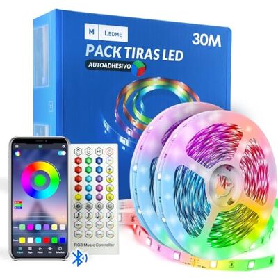 Iluminashop Bande LED RGB 30m - Éclairage flexible Iluminashop Bande LED RGB 30m - Éclairage flexible