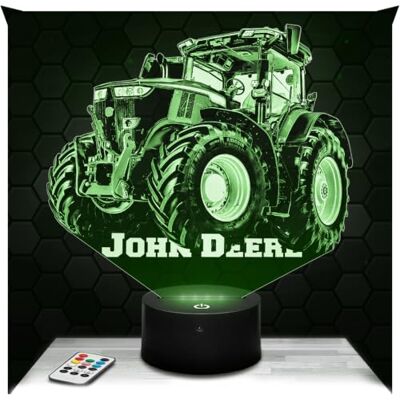 Lampephoto.fr Lampe de chevet, veilleuse tactile, tracteur agricole J.Deere, lampe illusion 3D LED, idée cadeau de Noël pour garçons et filles, lampe de nuit pour enfants, adultes Lampephoto.fr Lampe de chevet, veilleuse tactile, tracteur agricole J.Deere, lampe illusion 3D LED, idée cadeau de Noël pour garçons et filles, lampe de nuit pour enfants, adultes