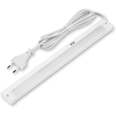 REV Réglette LED sous meuble 4 W, 300 lm, 3000 K, capteur sans contact, variateur d'intensité, éclairage cuisine, IP20, blanc REV Réglette LED sous meuble 4 W, 300 lm, 3000 K, capteur sans contact, variateur d'intensité, éclairage cuisine, IP20, blanc