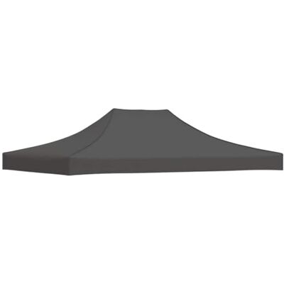 vidaXL Toit de Tente de Réception Toile de Toit de Chapiteau Remplacement de Toit de Tente Escamotable Pavillon de Jardin 4,5x3 m Anthracite 270 g/m² vidaXL Toit de Tente de Réception Toile de Toit de Chapiteau Remplacement de Toit de Tente Escamotable Pavillon de Jardin 4,5x3 m Anthracite 270 g/m²